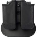 IMI Defense Double Magazine Pouch, Glock 17/19, Beretta PX4 Storm, H&K P30/VP9 Black