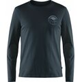 Fjällräven Forever Nature Badge LS T-Shirt Mens Dark Navy (555)