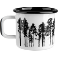 Muurla Nordic Enamel Mug 3.7 dl Δάσος