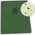 Rite in the Rain Side Spiral Notebook 8.5" x 11" Green