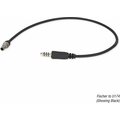 Ops-Core AMP Downlead cable, Fischer to Peltor EU Monaural Downlead Cable Black
