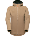 Mammut Sapuen SO Hooded Jacket Mens Dark Sand