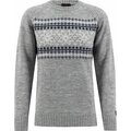 Ulvang Eio Sweater Mens Grey Melange/Vanilla/New Navy