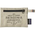 Patagonia Small Zippered Pouch Forge Mark: Bleached Stone