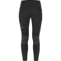 Fjällräven Abisko Trekking Tights Pro Womens Black/Iron Grey (550-048)
