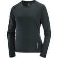 Salomon Cross Run LS Tee Womens Deep Black