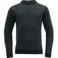 Devold Sørisen Wool Sweater Mens Ink / Offwhite