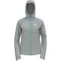 Odlo Dual Dry Waterproof Jacket Womens Odlo Silver Grey / Polynya