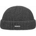 Stetson Beanie Merino Wool (Low) Anthracite