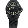 Traser P59 Essential M Black Milanese stainless steel
