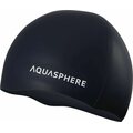 Aquasphere Plain Silicone Cap Black / White