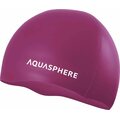 Aquasphere Plain Silicone Cap Dark Pink / White