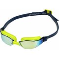 Aquasphere Xceed Bright Yellow Navy Blue / Lens Mirror Yellow