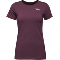 Black Diamond Peaks T-Shirt Womens Blackberry