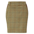 Alan Paine Compton Ladies Tweed Long Skirt 49cm Hazel