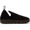 Asportuguesas City Mens Black felt and black sole
