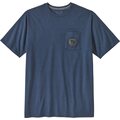 Patagonia Commontrail Pocket Responsibili-Tee Mens Utility Blue