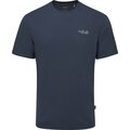 Rab Crimp Logo Tee Mens Tempest Blue