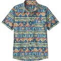 Patagonia Go To Shirt Mens High Hopes Geo: Salamander Green