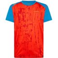 La Sportiva Circuit T-Shirt Mens Poppy/Neptune