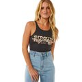 Rip Curl Endless Summer Ribbed Tank Womens Washed Black