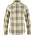 Fjällräven Övik Heavy Flannel Shirt Womens Fog / Chalk White (021-113) (24/25)