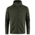 Fjällräven Abisko Grid Fleece Hoodie Mens Deep Forest (662)