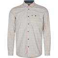 Seeland Oxford Shooting Shirt Mens Grape Leaf / Terracotta Check