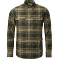 Chevalier Heron Flannel Shirt Mens Evergreen Checked