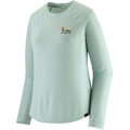 Patagonia Long-Sleeved Cap Cool Trail Graphic Shirt Womens Lose It: Wispy Green