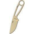 ESEE Knives Izula Desert Tan Blade / Black Sheath with Clip Plate