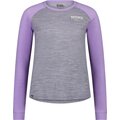 Mons Royale Icon Merino Air-Con Raglan Womens Grey Heather / Lupin