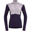 Devold Lauparen Merino 190 Zip Neck Womens Orchid/Lilac/Ink