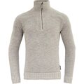 Devold Bispen Wool Zip Neck Grey Melange