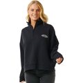 Rip Curl Soleil 1/4 Zip Pull Over Womens Black