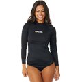 Rip Curl Classic Surf Long Sleeve UPF Rashguard Womens Black