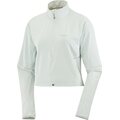 Salomon Sense Aero Hybrid Cropped Pullover Womens Misty Blue