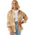 Rip Curl La Isla Flannel Shirt Womens Beige