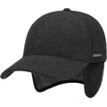 Stetson Baseball Cap Wool/Cashmere Ear Flaps Anthra Melange