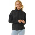 Rip Curl Cosy Fleece Crew
 Womens Black Marl