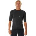 Rip Curl Stack UPF Perf S/S Washed Black