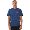 Rip Curl Shred Till Dead Tee Washed Navy