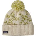 Patagonia Snowbelle Beanie Evergreen Flakes: Birch White