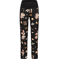 Maloja RobinieM. Printed Hybrid Softshell Pants Womens Deep Black Flora