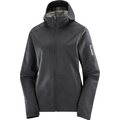 Salomon Gore-Tex Infinium Windstopper Softshell Jacket Womens Deep Black