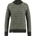 Ulvang Echo Mock Neck Sweater Womens Charcoal Melange / Off White