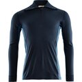 Aclima WarmWool Polo Mens Navy Blazer/Coastal Fjord