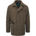 Alan Paine Combrook Waterproof Tweed Coat Mens Teak