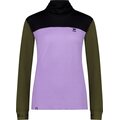 Mons Royale Yotei BF High Neck Womens Lupin / Dark Olive / Black