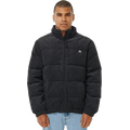 Rip Curl Rincon Cord Puffer Jacket Mens Washed Black